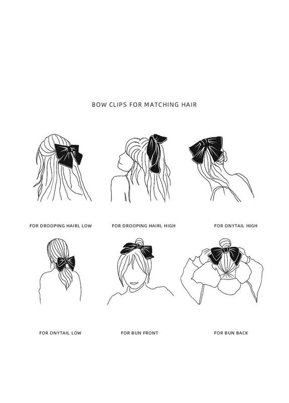 Бант для волосся на затискачі (AN0103364) ANbeauty (365875756)