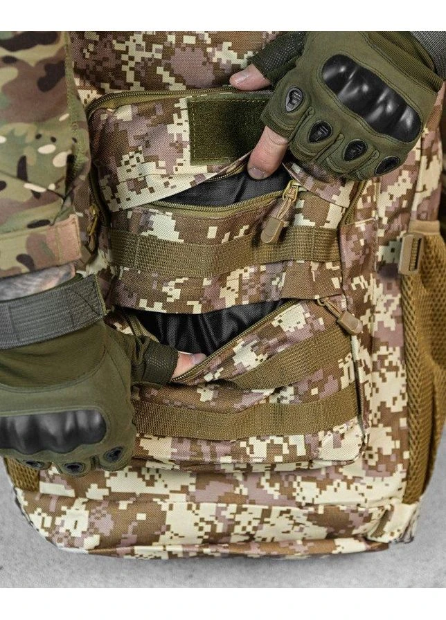 Туристичний рюкзак Sahara 60L — великий похідний наплічник для кемпінгу та подорожей, місткий рюкзак 60 літрів No Brand (392667084)