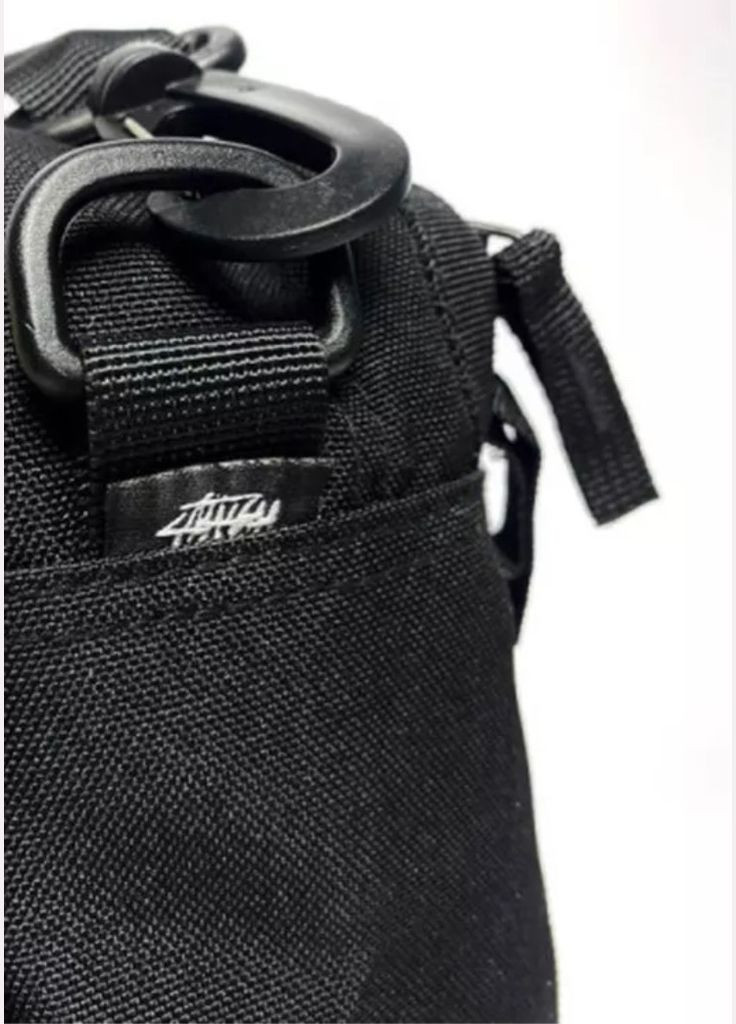 Сумка-месенджер через плече з прозорою кишенею у чорному кольорі. No Brand Мессенджер (322871769)