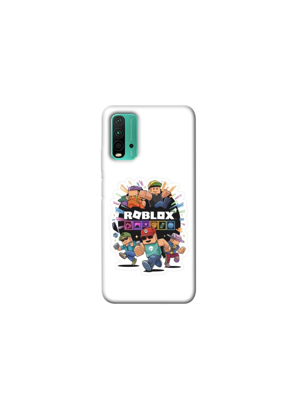Чохол на Xiaomi Redmi Note 9 4G / Redmi 9 Power Roblox logo ver.3 Frontalka (356093025)
