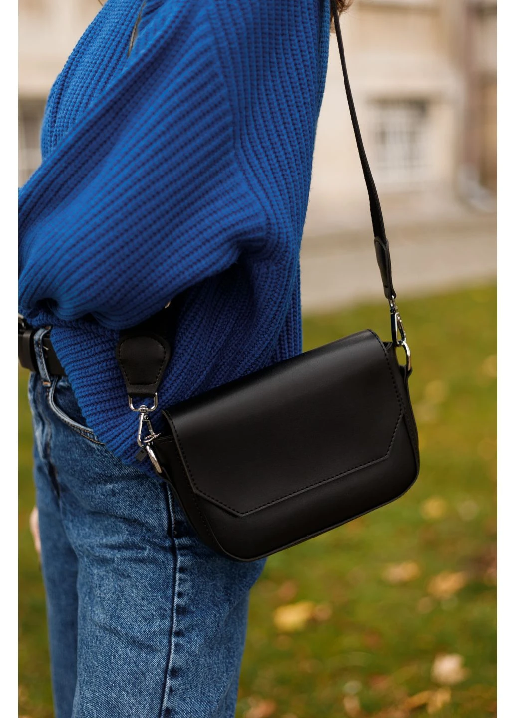 Жіноча сумка крос-боді Starbags 04 чорна No Brand (382836552)