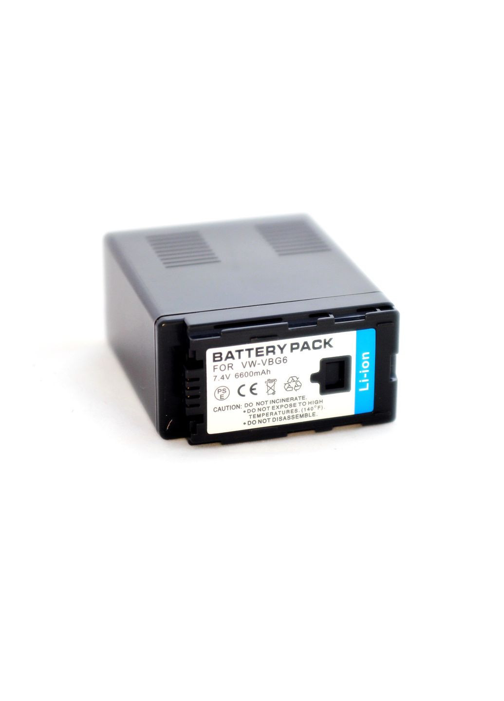 Аккумулятор VW-VBG6 (CGA-E/625, VW-VBG130, VW-VBG260, DMW-BLA13E) для камер аналог на 6600 ма Panasonic (372010437)