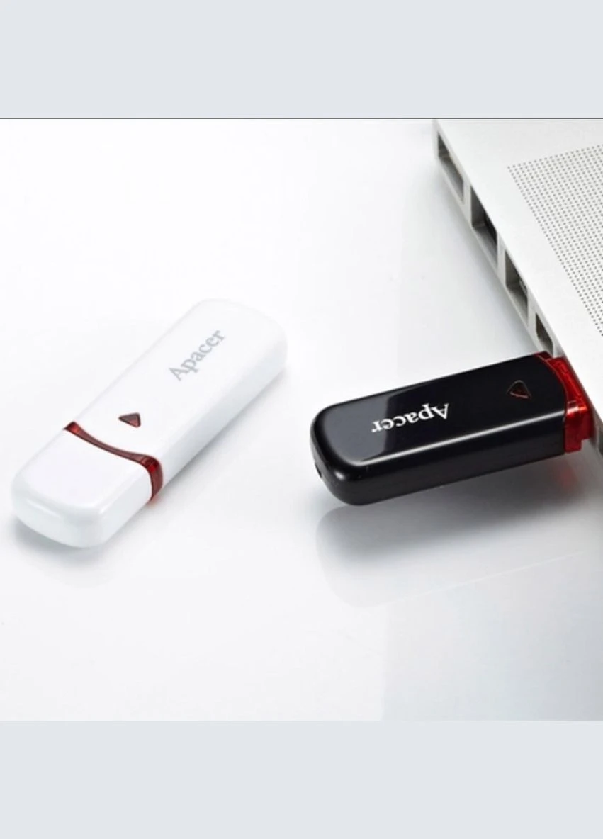 Флеш-накопичувач USB 2.0 32Gb White (AP32GAH333W-1) Apacer AH333 (340062724)