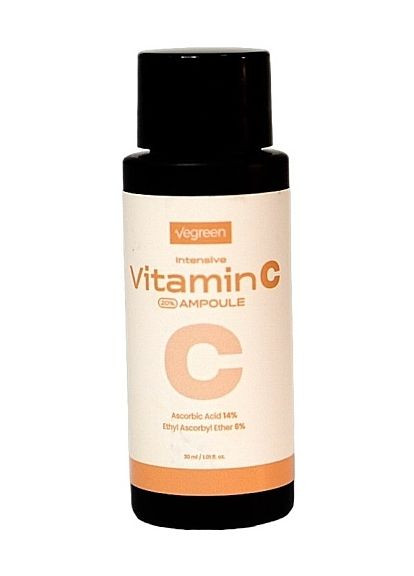 Интенсивная ампульная сыворотка для лица с витамином C Intensive Vitamin C 20% Ampoule 30ml (1301370-142235) Vegreen (368647788)