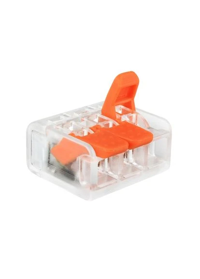 Клема швидкого монтажу WT-463 3 входа 32А 400В 0.14-4mm2 OEM (397822493)
