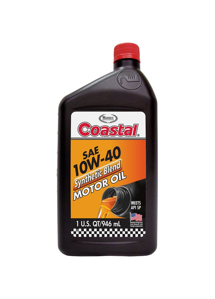 Моторна олива Synthetic blend 10W-40, 0,946л. Coastal (316695807)
