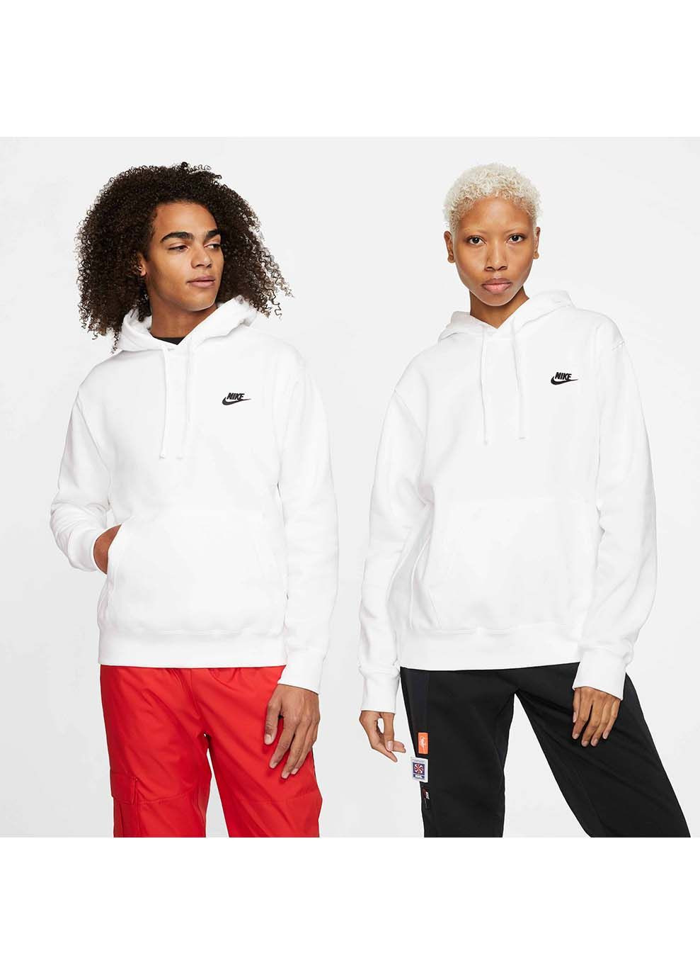 Чоловіче Худі CLUB HOODIE PO BB Білий Nike (367597495)