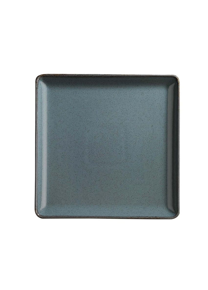 Блюдо квадратне Kutahya Pearl Tan TAN-27-DU-730-P-01 27х27 см синє KUTAHYA PORSELEN (368764696)