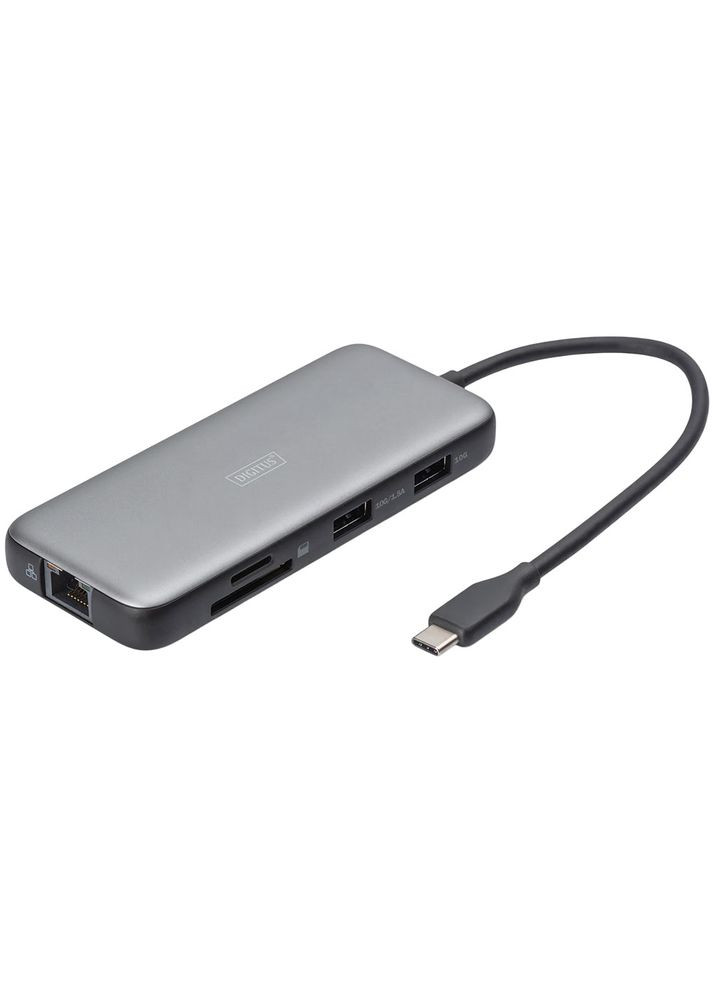 Док-станция 8-in-1 grey (DA-70915) Digitus (322935479)