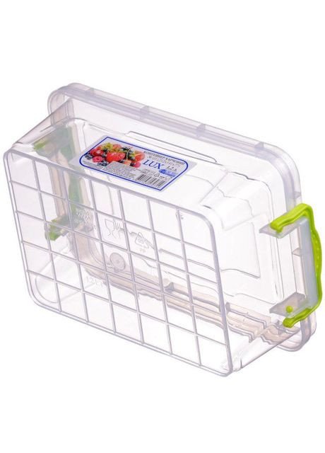 Контейнер пищевой Lux 1,2л. 212 х 141 х 77 мм. Ал-Пластик (296196233)