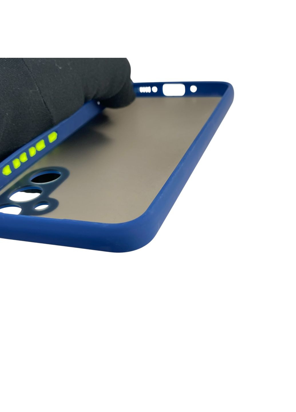 Чехол для телефона Galaxy A54 5G (SM-A546E) с высокими бортами защитой камеры самсунг а54 темно-синий Samsung (366019789)