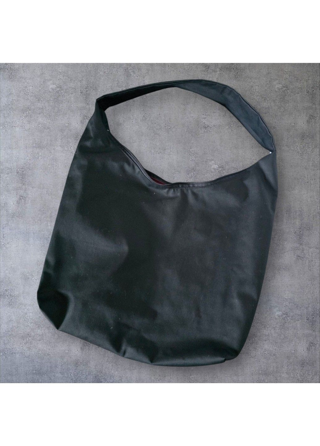 Женская сумка Svitashka Hobo Светоотражающие карманы. Через плечо. Черная No Brand (327100810)