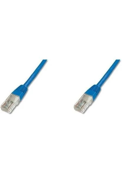 Патч-корд 0.5 м, UTP, Blue,, Cat.5e, Медь (Cu), PVC (DK-1511-005/B) DK-1511-005/B Digitus (395968930)