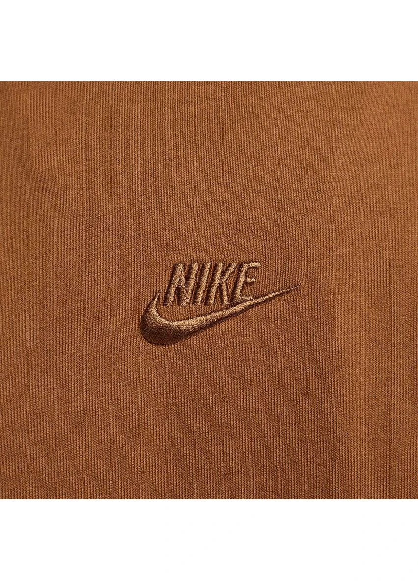 Коричневая футболка sw premium essential brown do7392-281 Nike