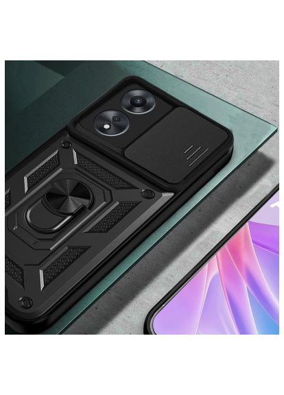 Чохол до мобільного телефона (710711) BeCover Military Oppo A78 4G Black (364494023)