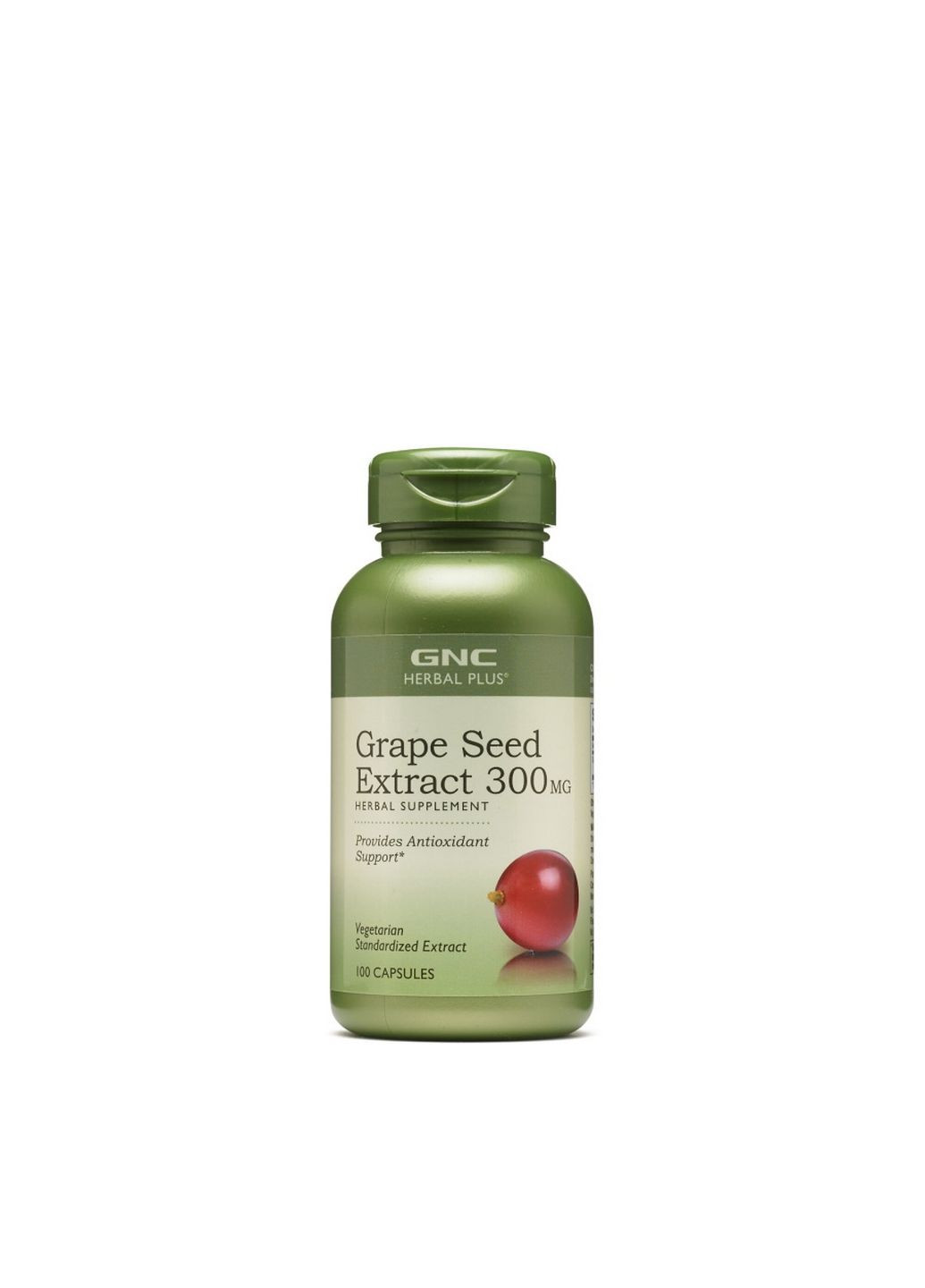 Натуральная добавка Herbal Plus Grape Seed Extract 300 mg, 100 капсул GNC (293481881)
