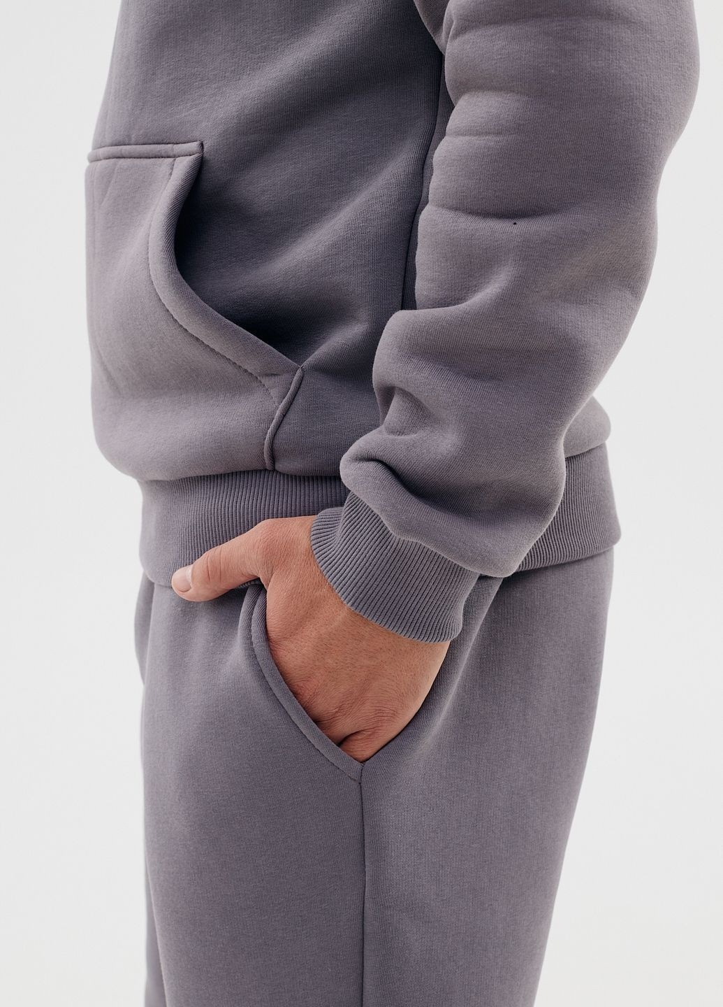 Мужской спортивный костюм флисовый с капюшоном Kindamor Frosted (362304975)