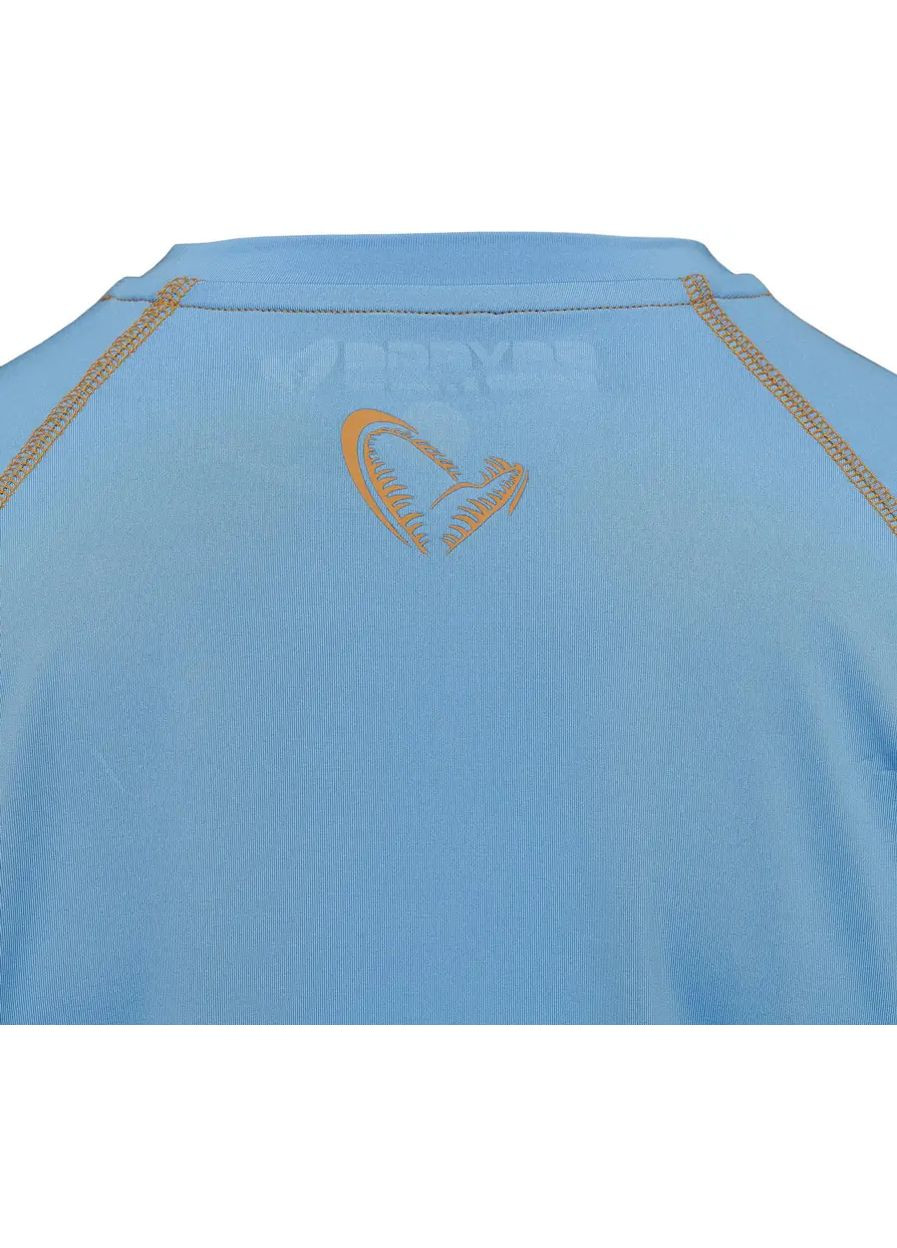 Комбінована реглан aqua uv ong sleeve tee bonnie blue Savage Gear