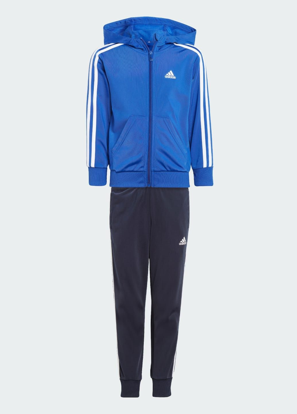 Спортивный костюм Essentials 3-Stripes Shiny adidas (278356551)