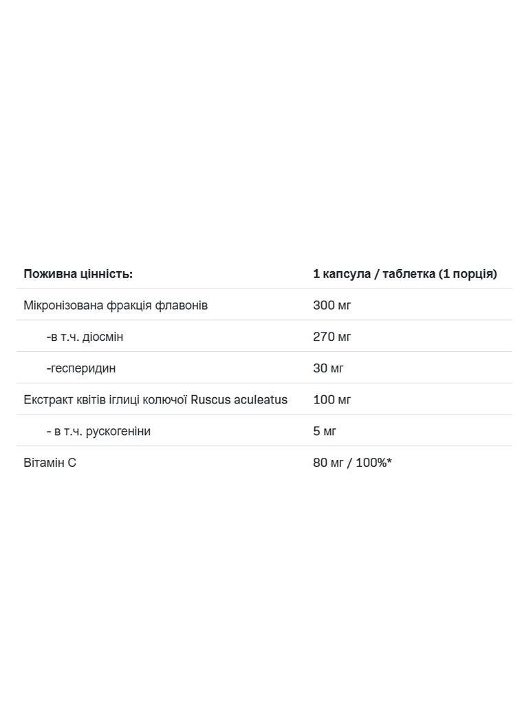 Діосмін DiosminAll 60 капс. (підтримка вен та судин) Allnutrition (346514366)
