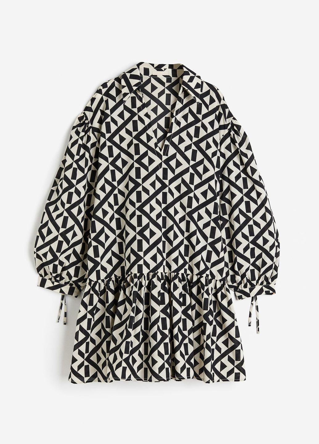 Комбінована повсякденний плаття, сукня H&M з геометричним візерунком