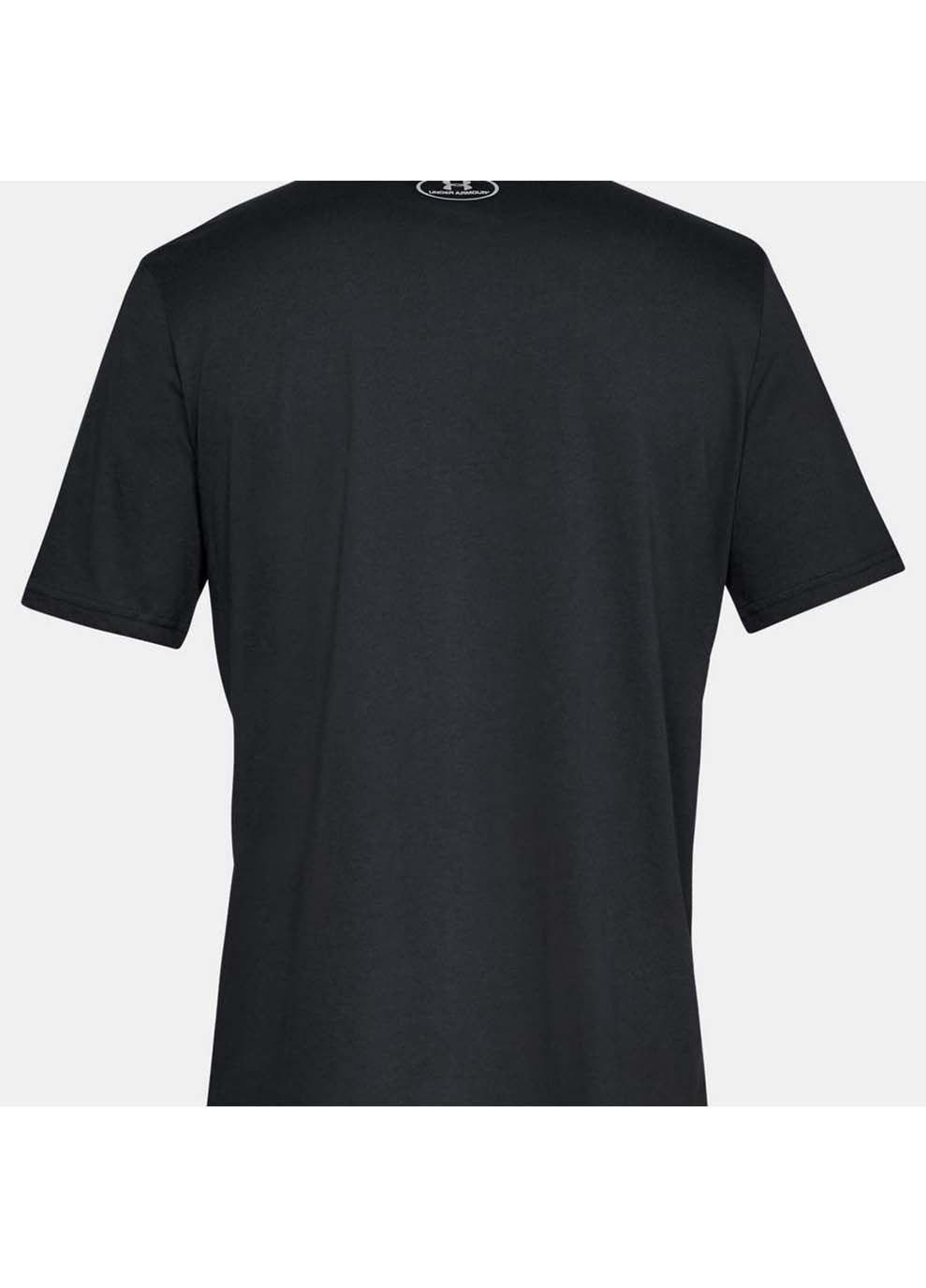 Чорна чоловіча футболка sportstyle left чорний Under Armour