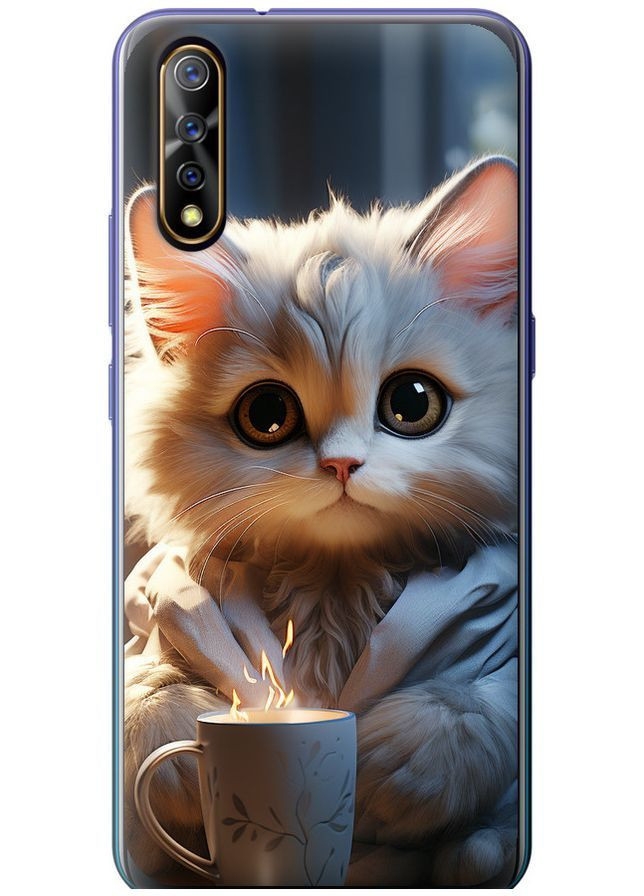 Силиконовый чехол 'White cat' для Endorphone Vivo V17 Neo (372473867)
