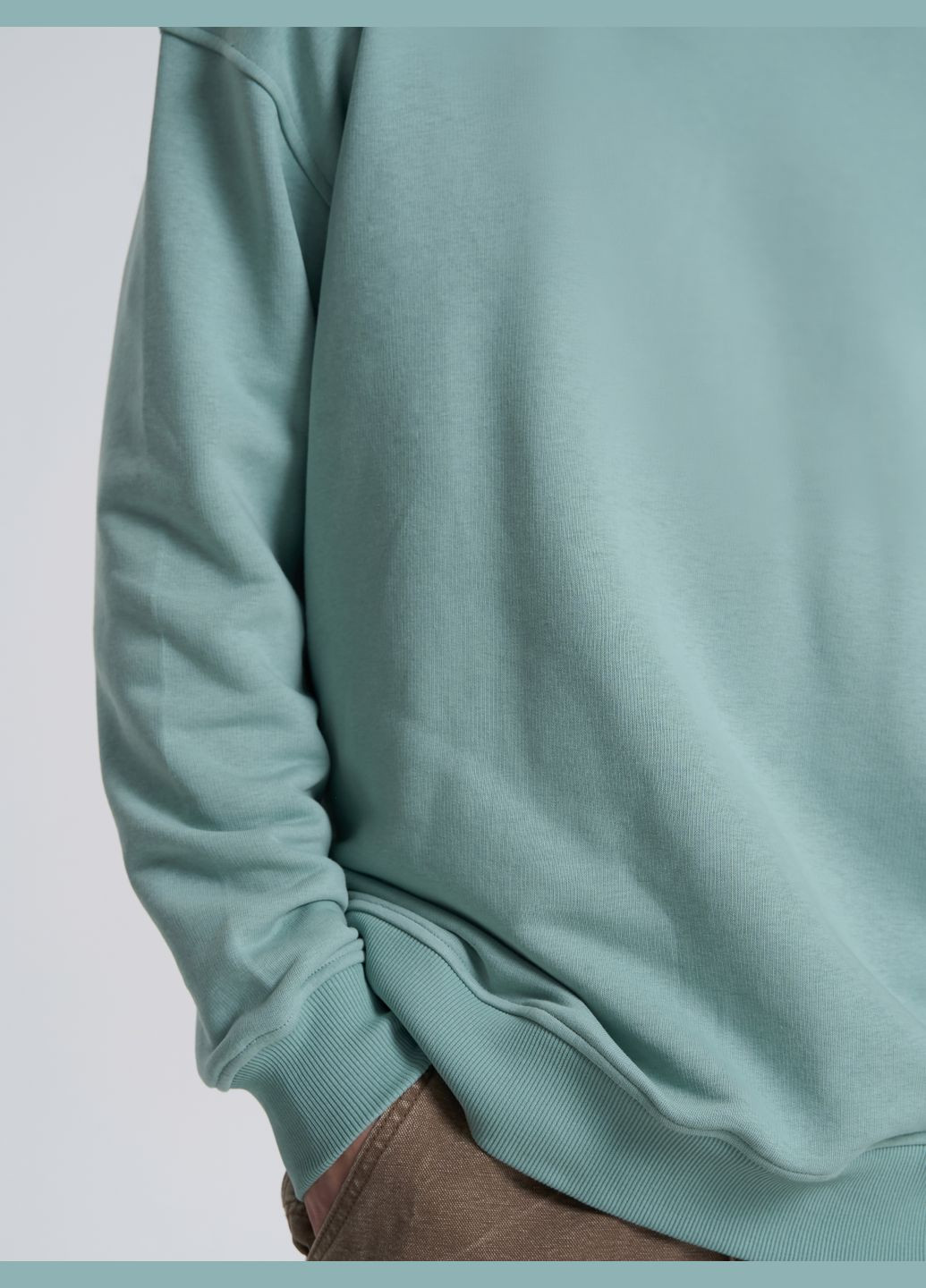 Худі чоловічий без кишені світло-бежевого кольору ТМ РОЗА Роза (325695821)