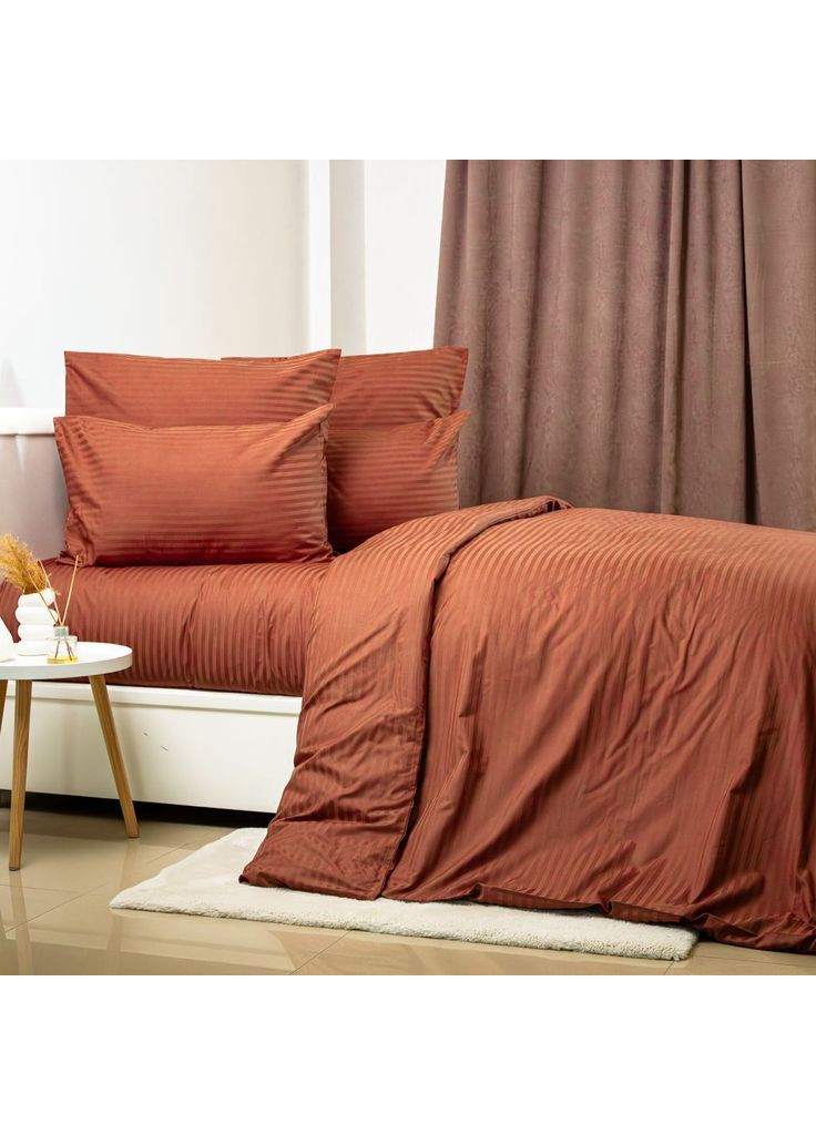 Комплект постельного белья "СТРАЙП САТИН №1" евро (Macchiato) ТЕП (365822346)