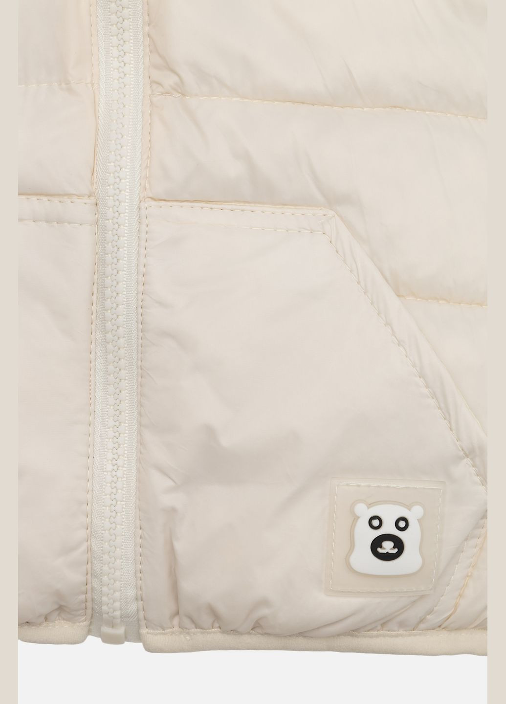 Молочная демисезонная куртка для девочки цвет молочный цб-00266667 No Brand