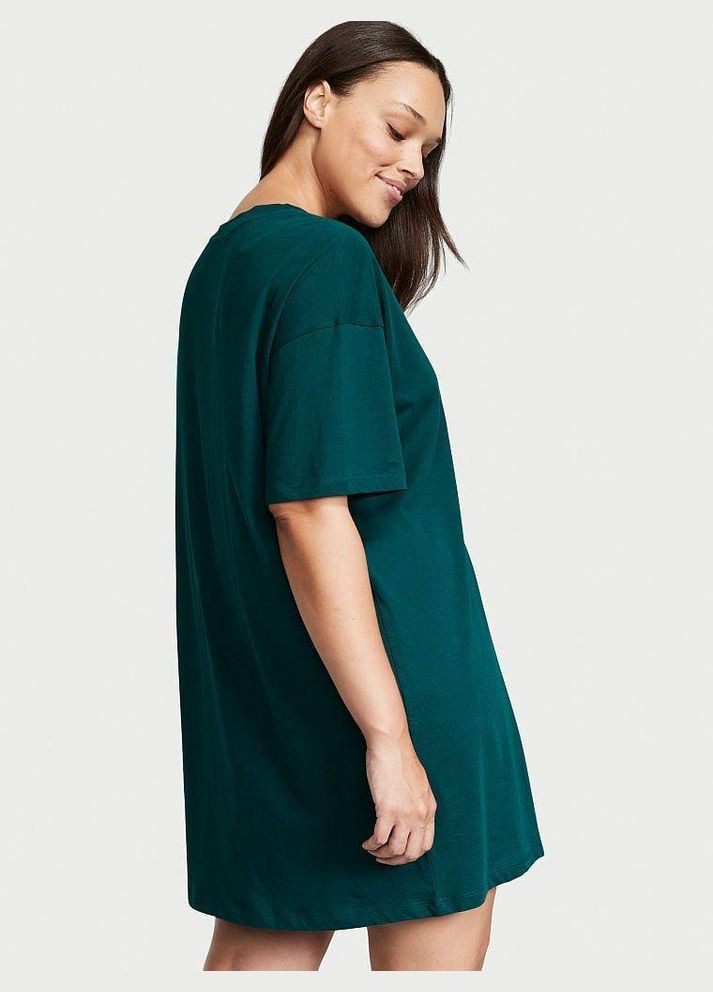 Ночная рубашка Cotton Sleepshirt M/L зеленая Victoria's Secret (283057397)