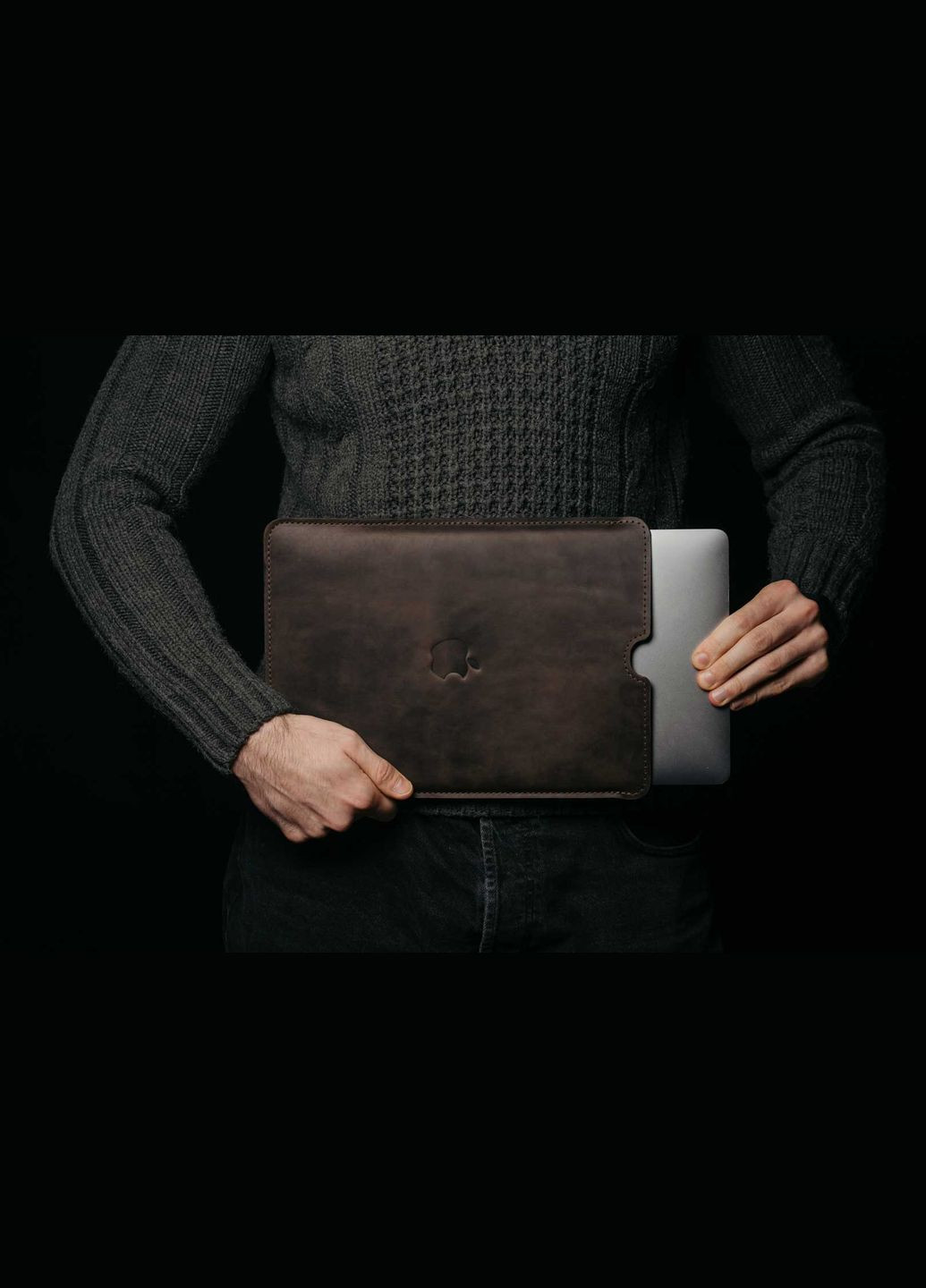 Кожаный чехол для MacBook FlatCase Коричневый Крейзи Хорс 13.3 Skin and Skin (290850398)