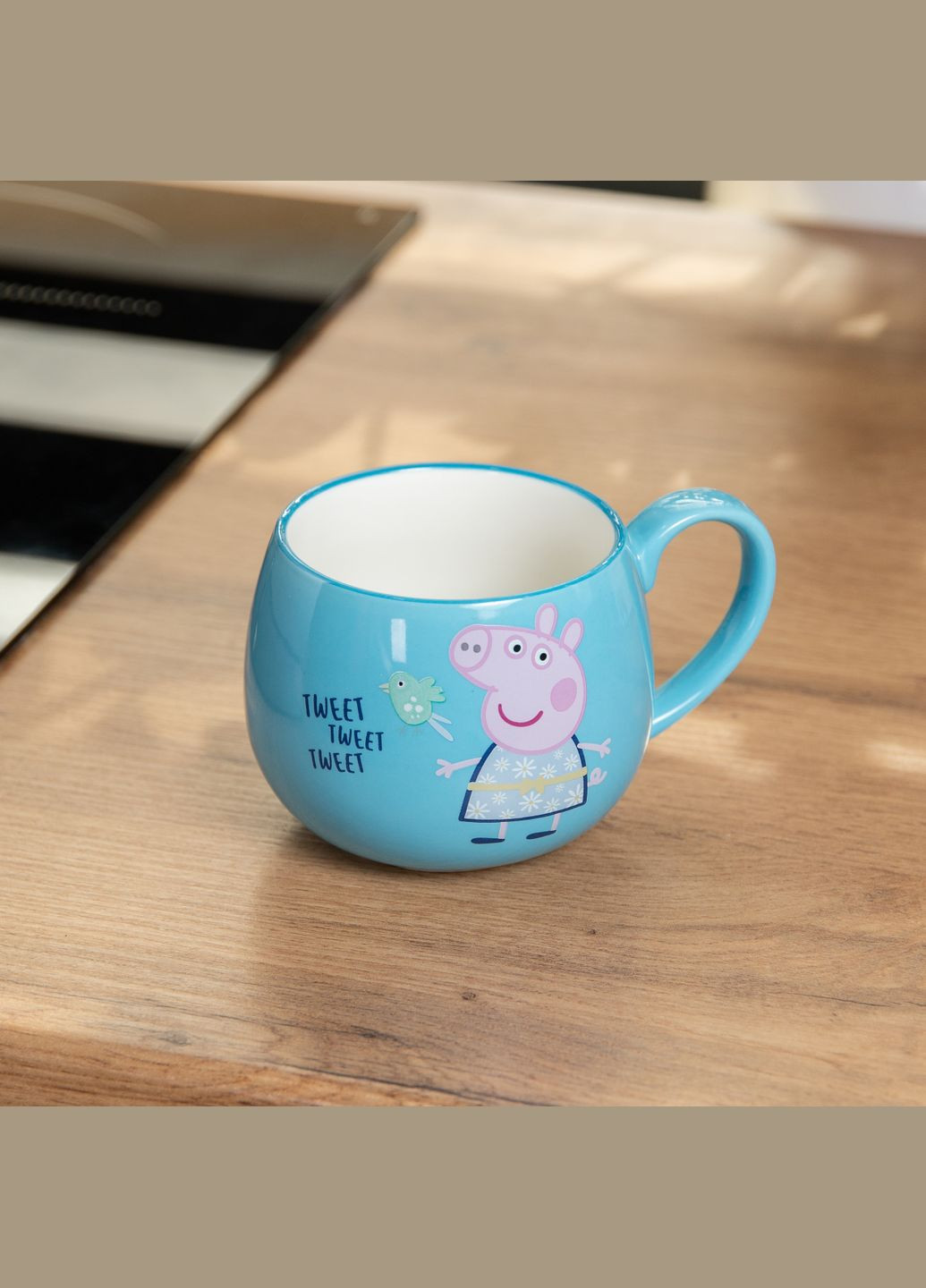 Чашка керамическая Peppa Pig 300 мл, синий Yiwu HP-15-14 (302891825)