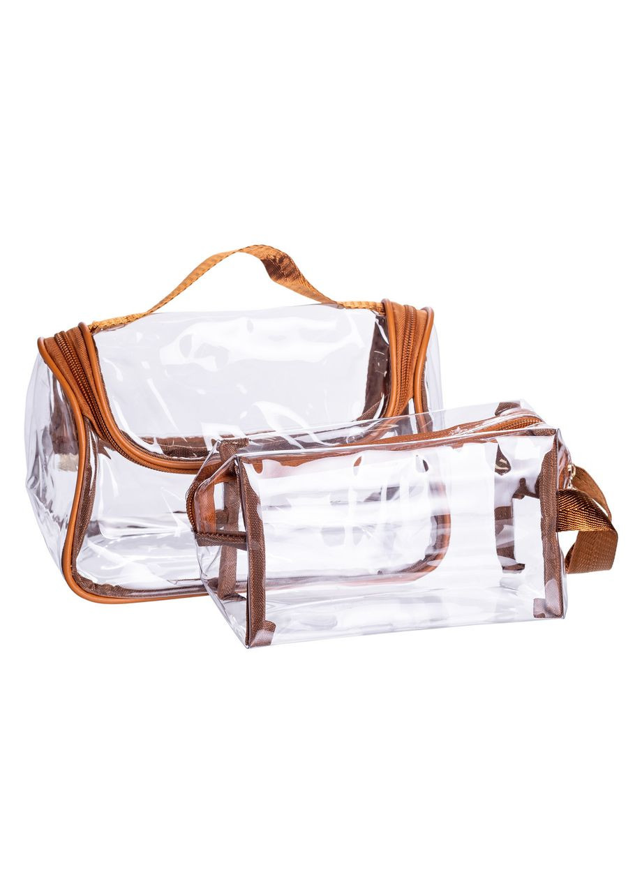 Набор прозрачных женских косметичек для дома 2 (шт) HP-16-3K Yiwu (370973903)