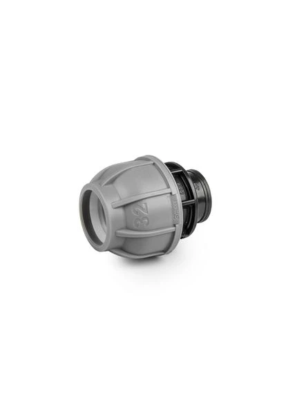Муфта соединительная для труб PE 32 мм / НР 5/4", PN10, DSRA10L32M54 Bradas (389448426)