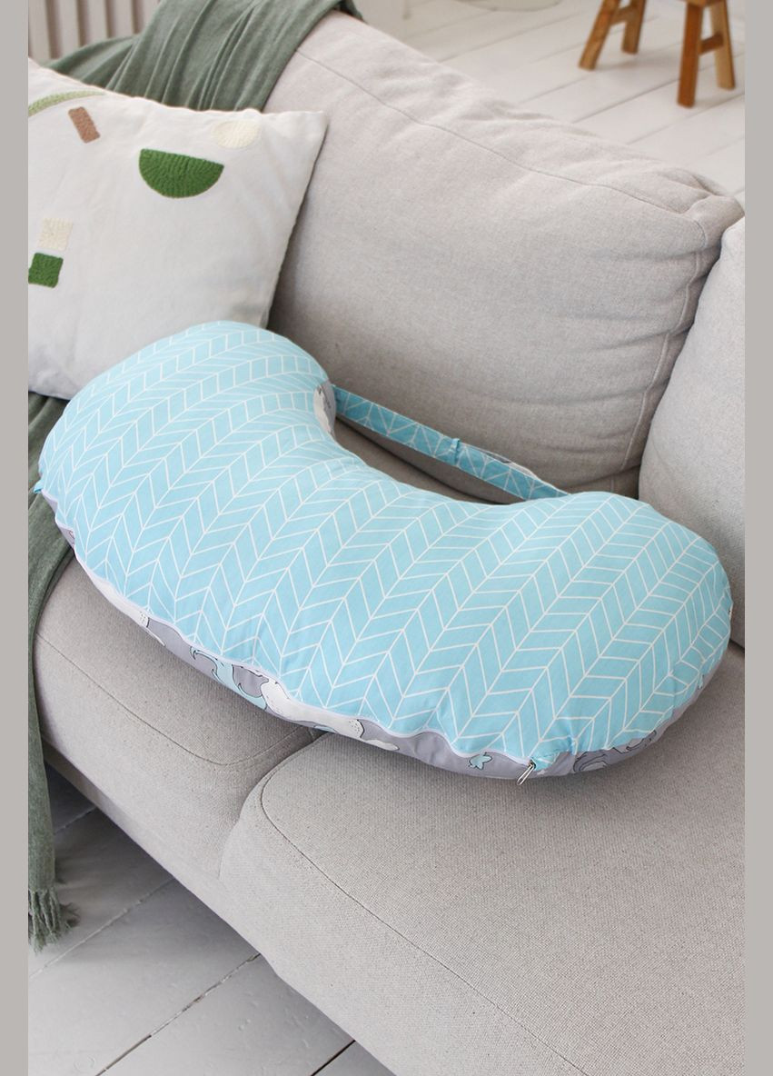 Подушка для годування малюка "єдинороги блакитна грива'' Юла мама (308202147)