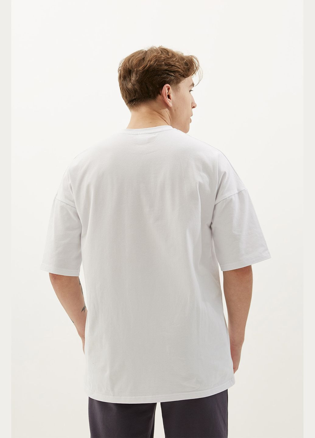 Белая футболка оверсайз game over Garne