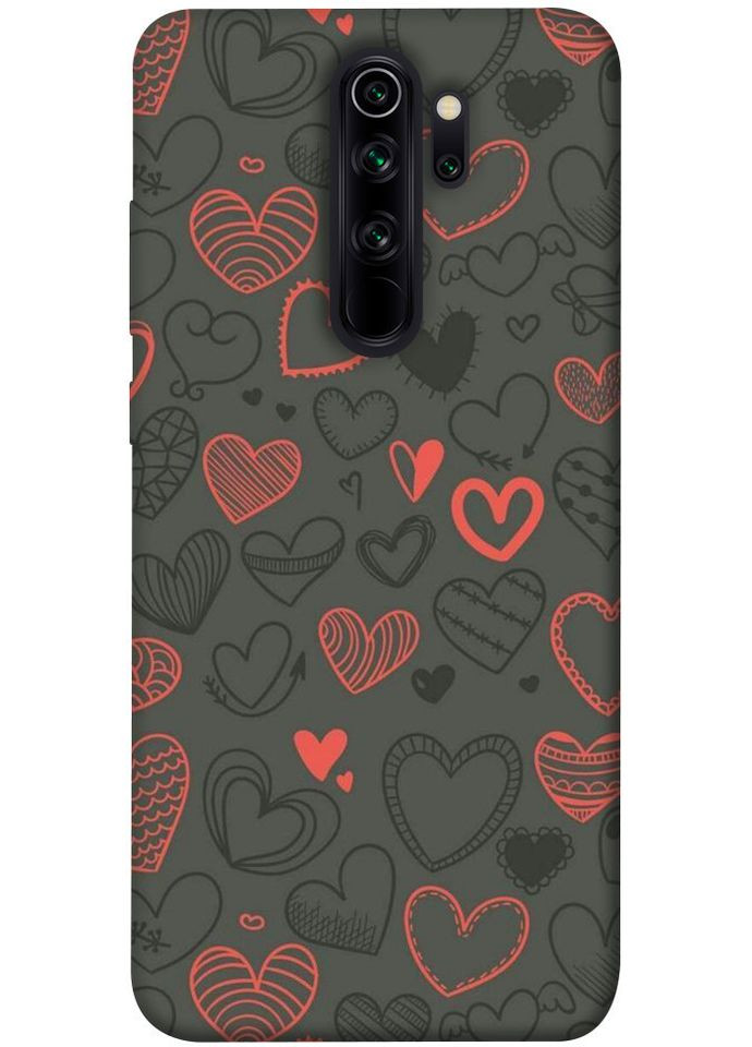 Чохол з принтом для Xiaomi Redmi Note 8 Pro / на Ксяомі, сяомі, ксіомі редмі ноте 8 про Милі серця No Brand (339873131)