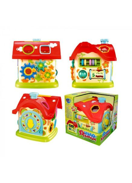 Развивающая игрушка Сортер Теремок Чудо домик (M0001UR) Limo Toy (354823758)