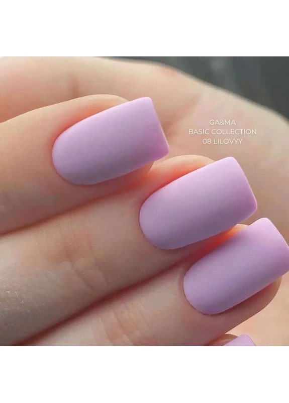Гель-лак Gel Polish Basic collection сиреневый 10 мл Gama (386088901)