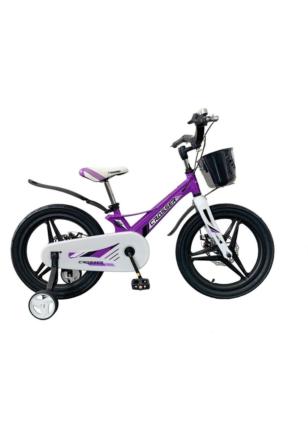 Дитячий велосипед HUNTER NEO Premium магнієвий: стильний і надійний Фіолетовий, 18 Crosser (267810111)