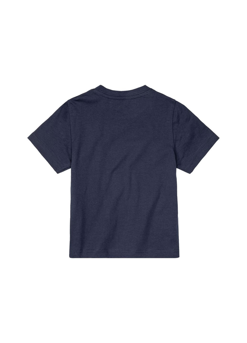 Темно-синя демісезонна футболка бавовняна для хлопчика 372241 темно-синій Lupilu