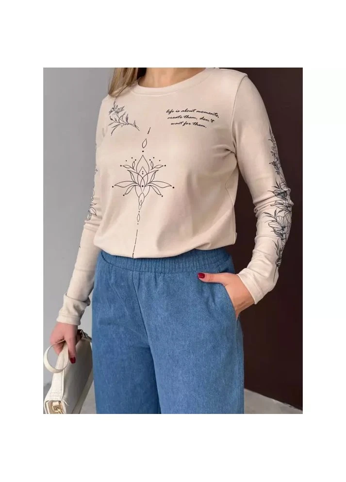 Жіночі джинси банани з високою посадкою MKVR20-5 Verena Design - (390031433)