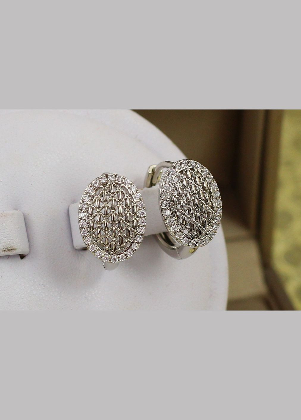 Серьги мушкетер 1.5 см серебристые Xuping Jewelry (316433963)