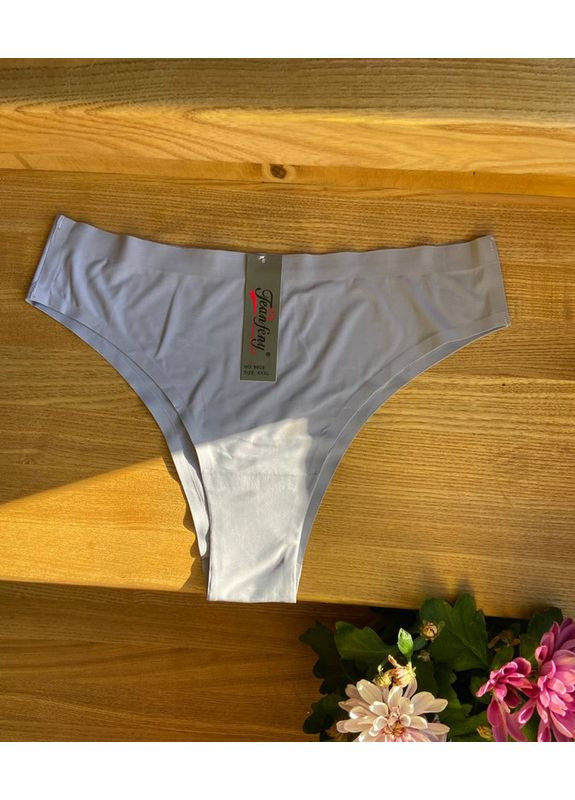 Бесшовные трусики-танга с лазерной отделкой. No Brand Танга (361851243)