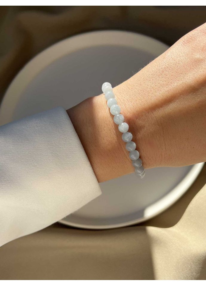 Аквамарин браслет тонкий 4783 LeBijou (367580497)