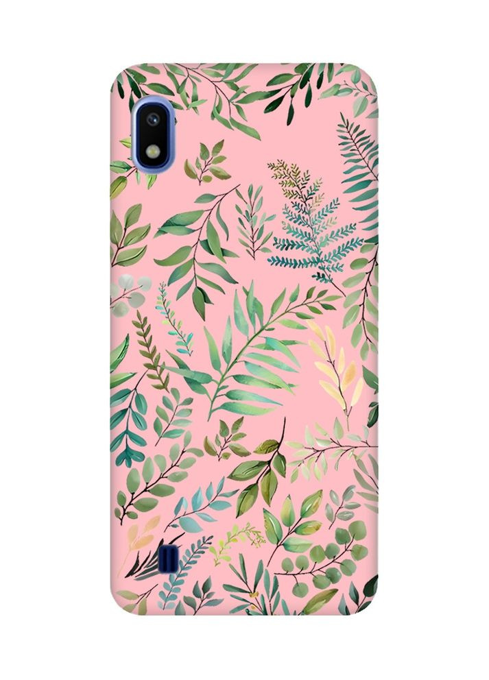 Матовый чехол на Samsung Galaxy A10 (2019) A105:: Растительный фон (принт 377) Creative (360706662)