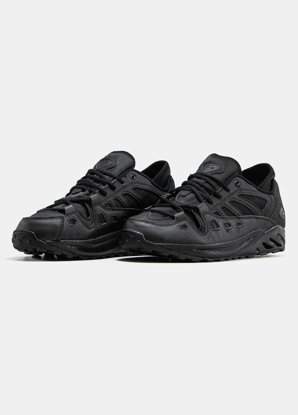 Черные демисезонные кроссовки мужские nike acg air exploraid black | найк ацг аир черные No Brand