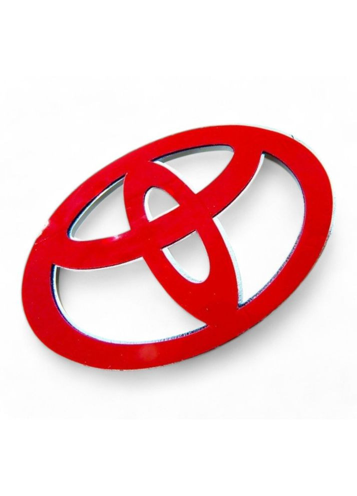 Емблема решітки / багажника Хром 130х90 мм (скотч) Toyota (369611977)
