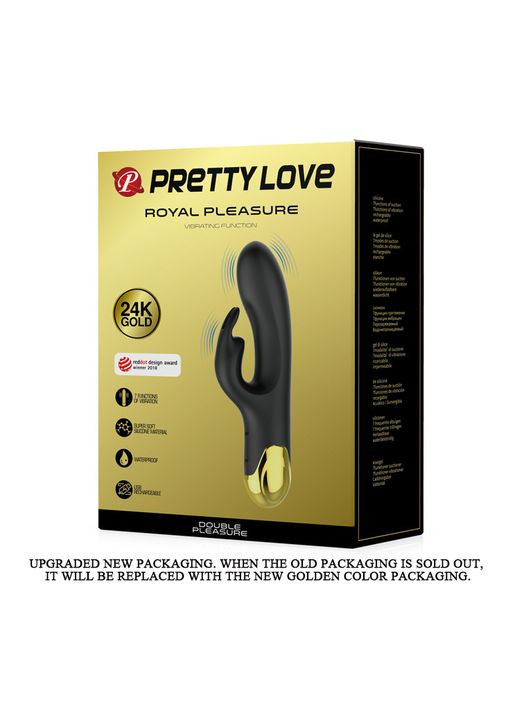 Классический вибратор - Pretty Love Royal Pleasure Double Pleasure Black Drive LyBaile (322535972)